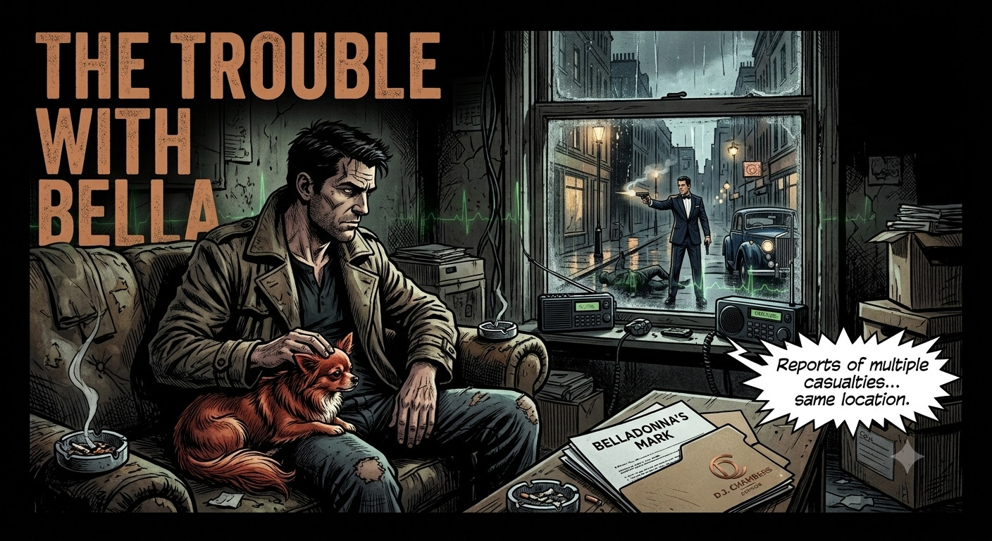 The Trouble With Bella original cover art.