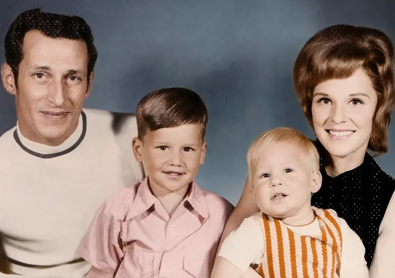 Mom, Dad, Ricky and me in New Orleans, c. 1972.