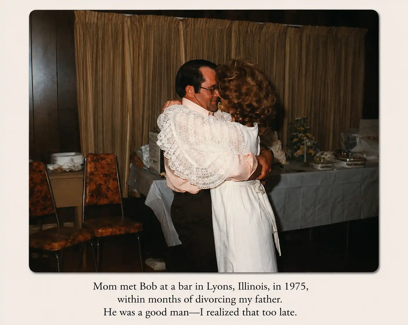 Mom and Bob's wedding dance.