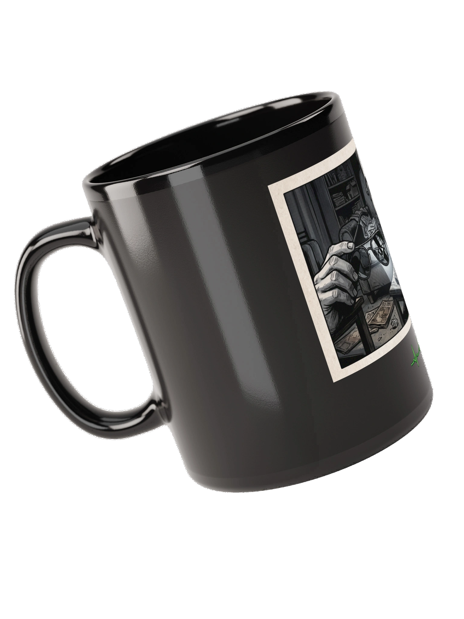 Mr. Smith's coffee mug.