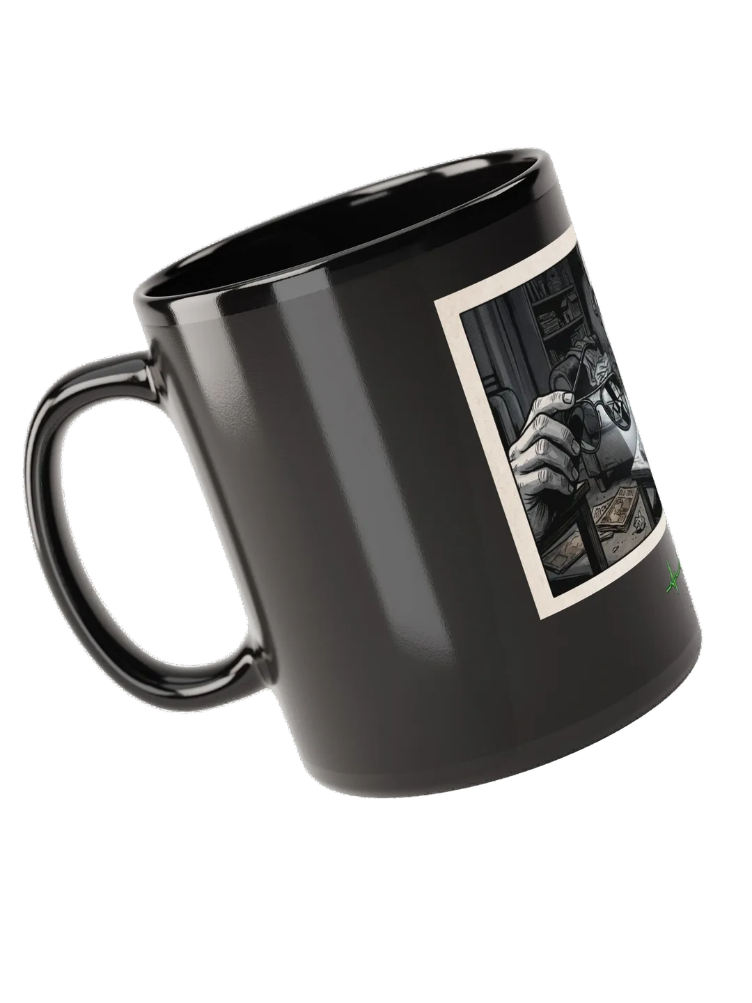 Mr. Smith's coffee mug.