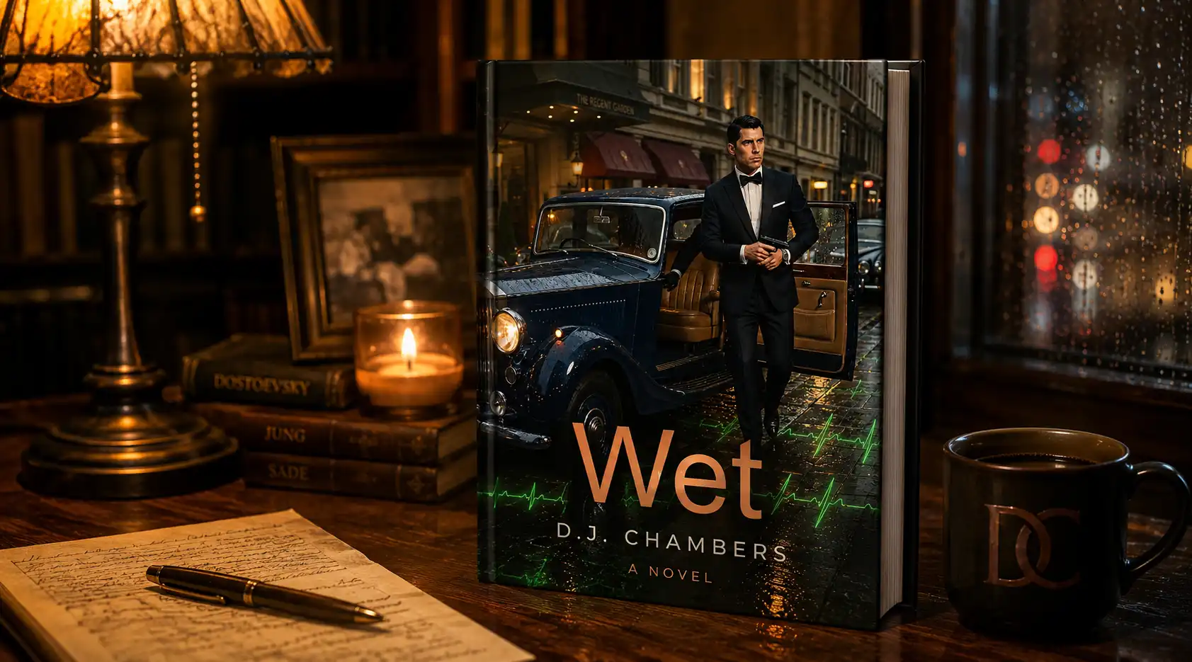 Copy of Wet sitting on table in elegant setting. Coming Soon.